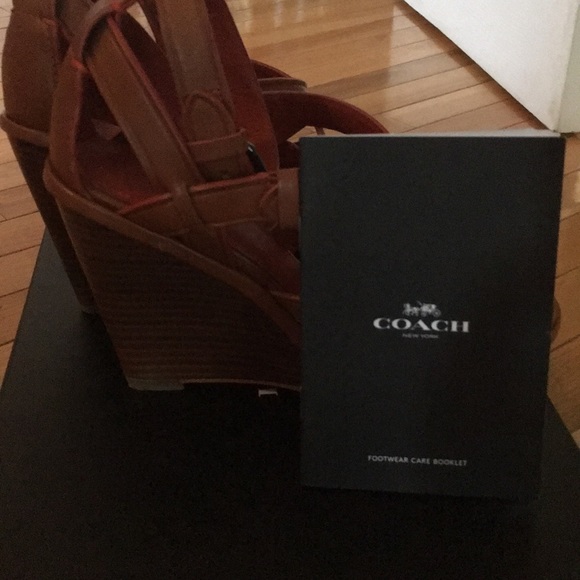 Coach wedge sandals size 6 - Picture 6 of 6
